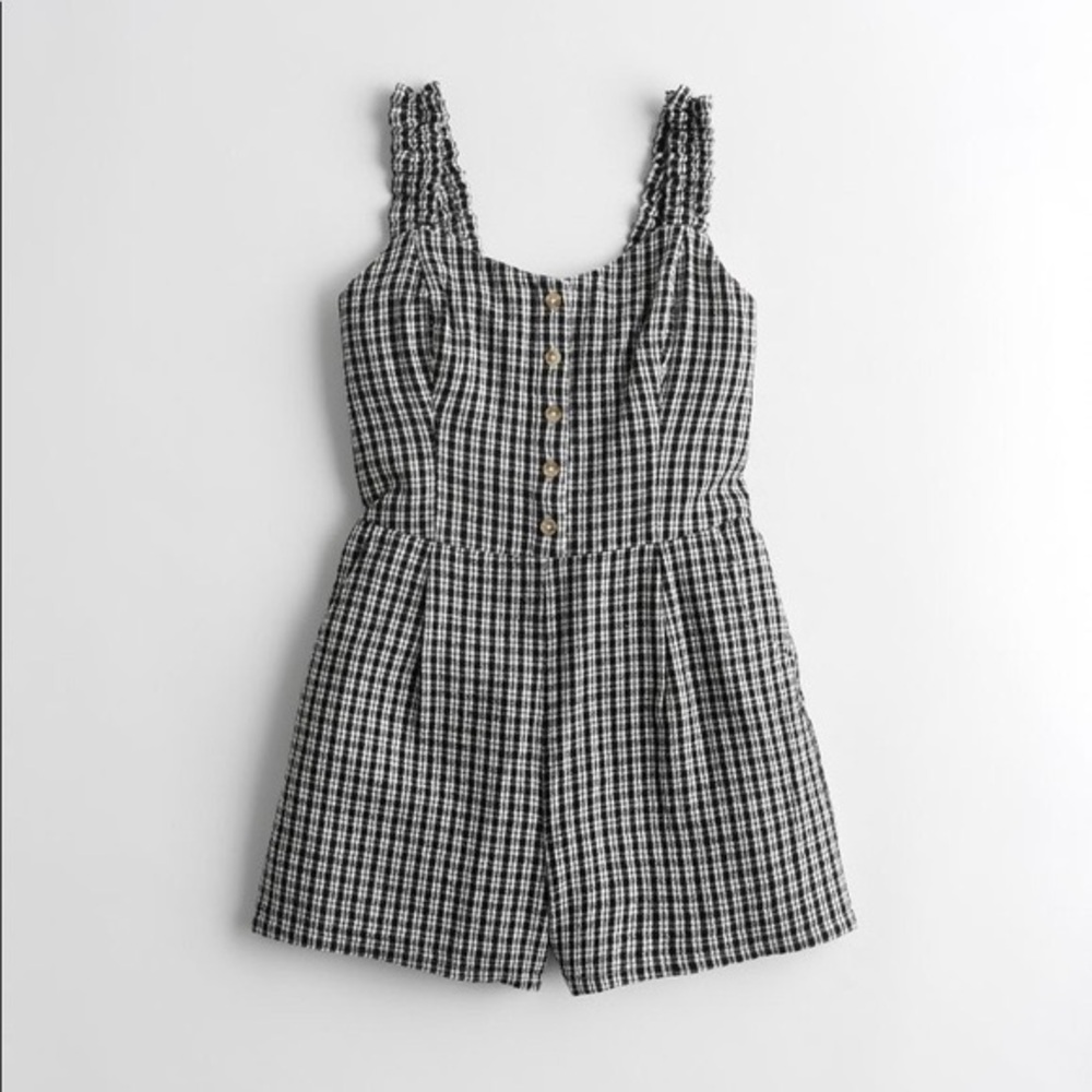 Hollister linen blend romper